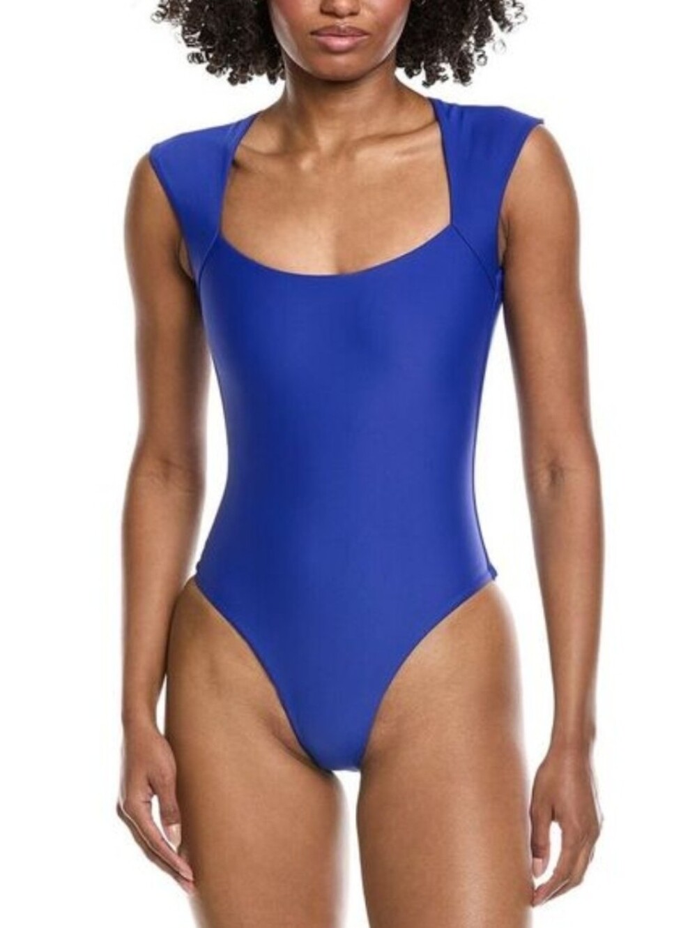 NWT Amanda Uprichard Blue Moretti One-Piece Swimsuit - Size Medium